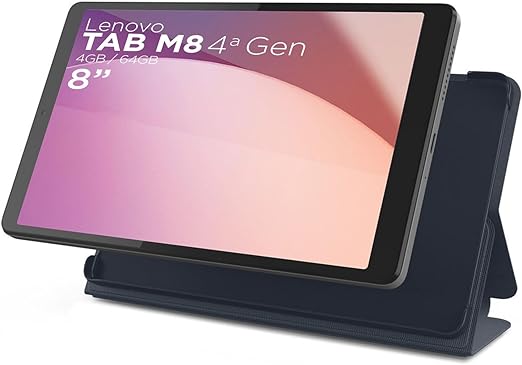 Lenovo Tab M8 4ta Gen |3RAM +32 GB, Color Azul (Funda incluida).