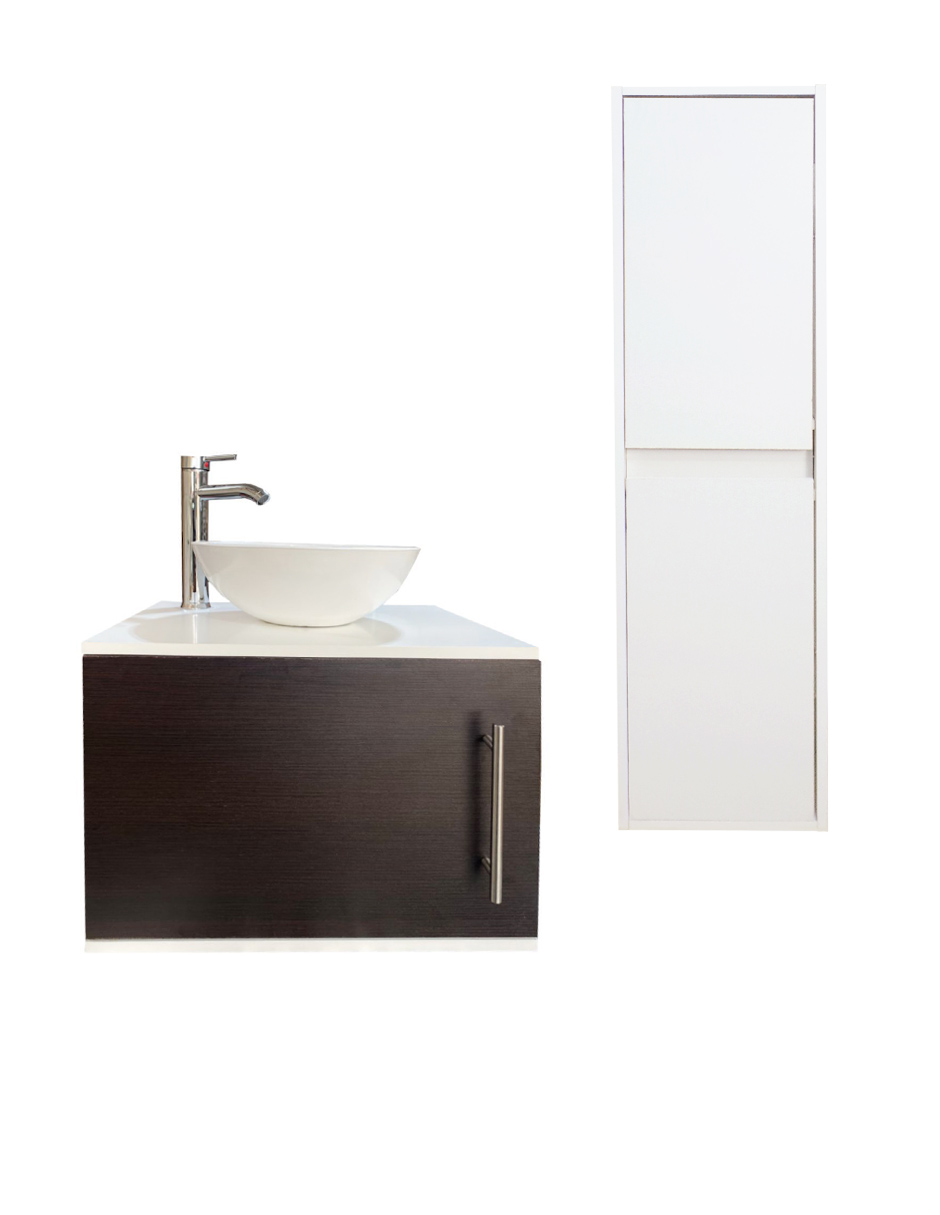 Gabinete Para Baño Con Lavabo + Gabinete De Almacenamiento