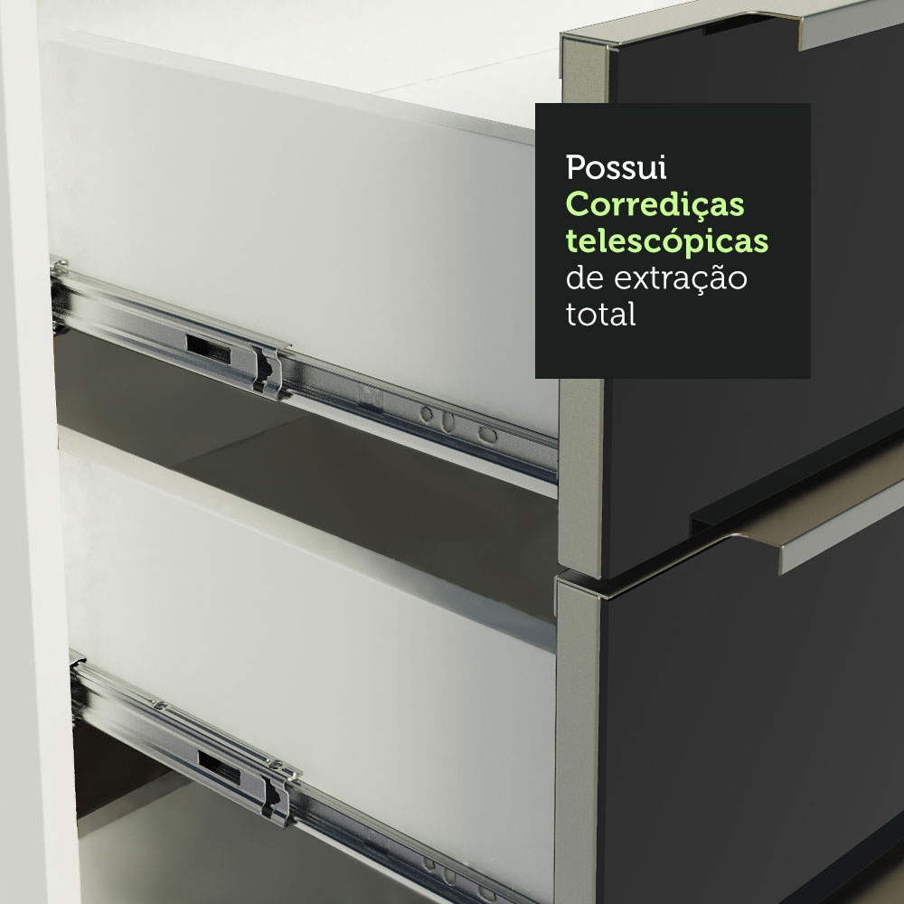 Cocina Integral Modular Madesa Lux 320cm BN.