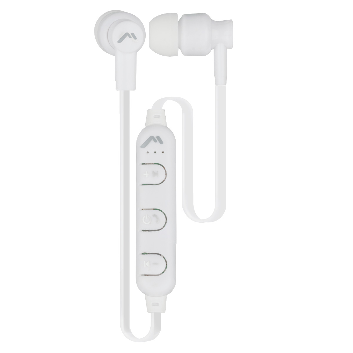 Audífonos Inalámbricos Bluetooth Con Cable Plano Y Manos Lib.