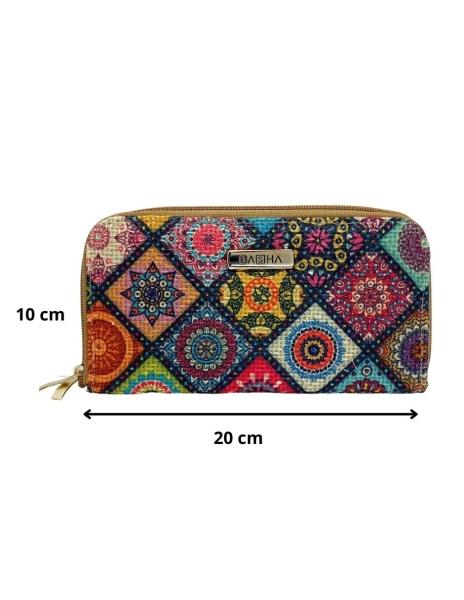 Juego de Bolsa y Cartera artesanales Sandy Bambú de yute