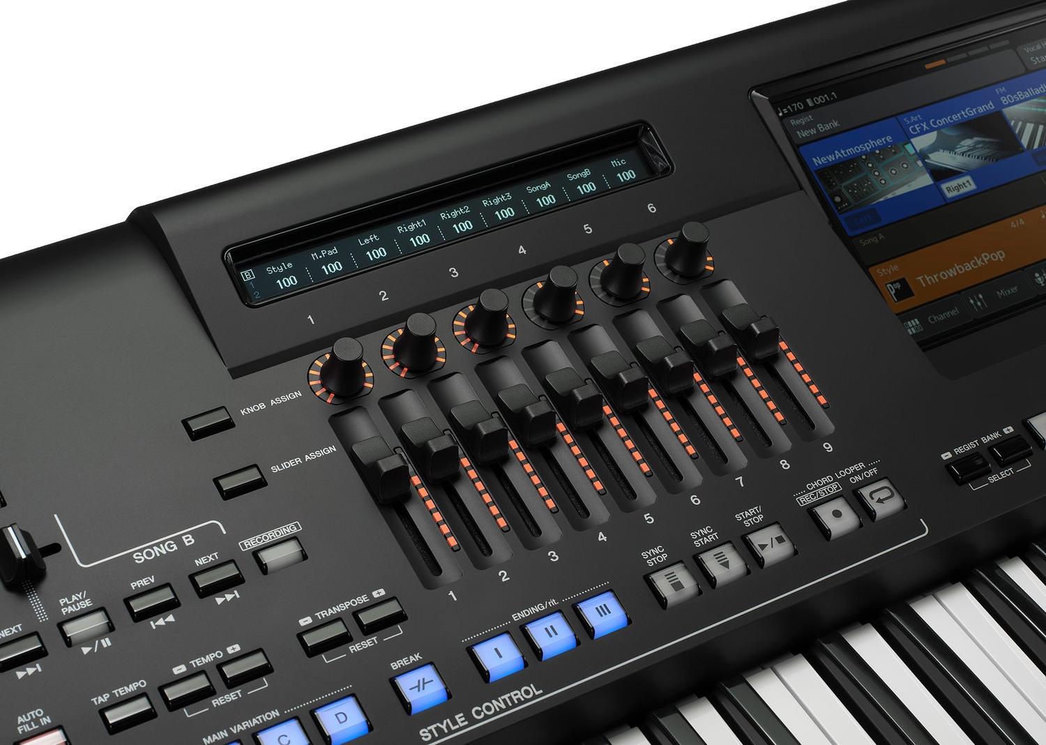 Yamaha Genos2 Teclado Profesional Workstation 1991 Voces USB.