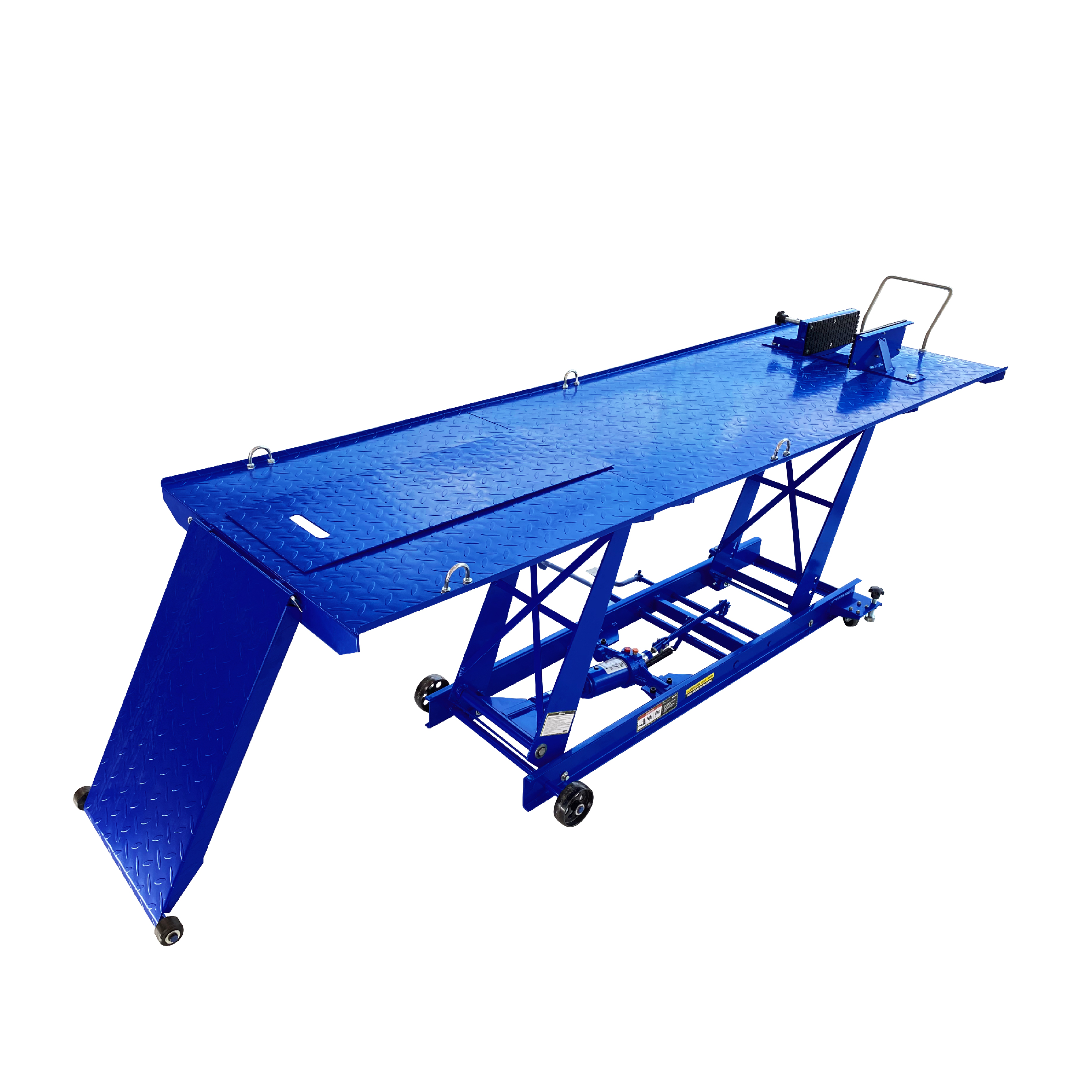 Rampa Hidraulica Para Motocicleta Hantec Heavyduty 500 Kg.