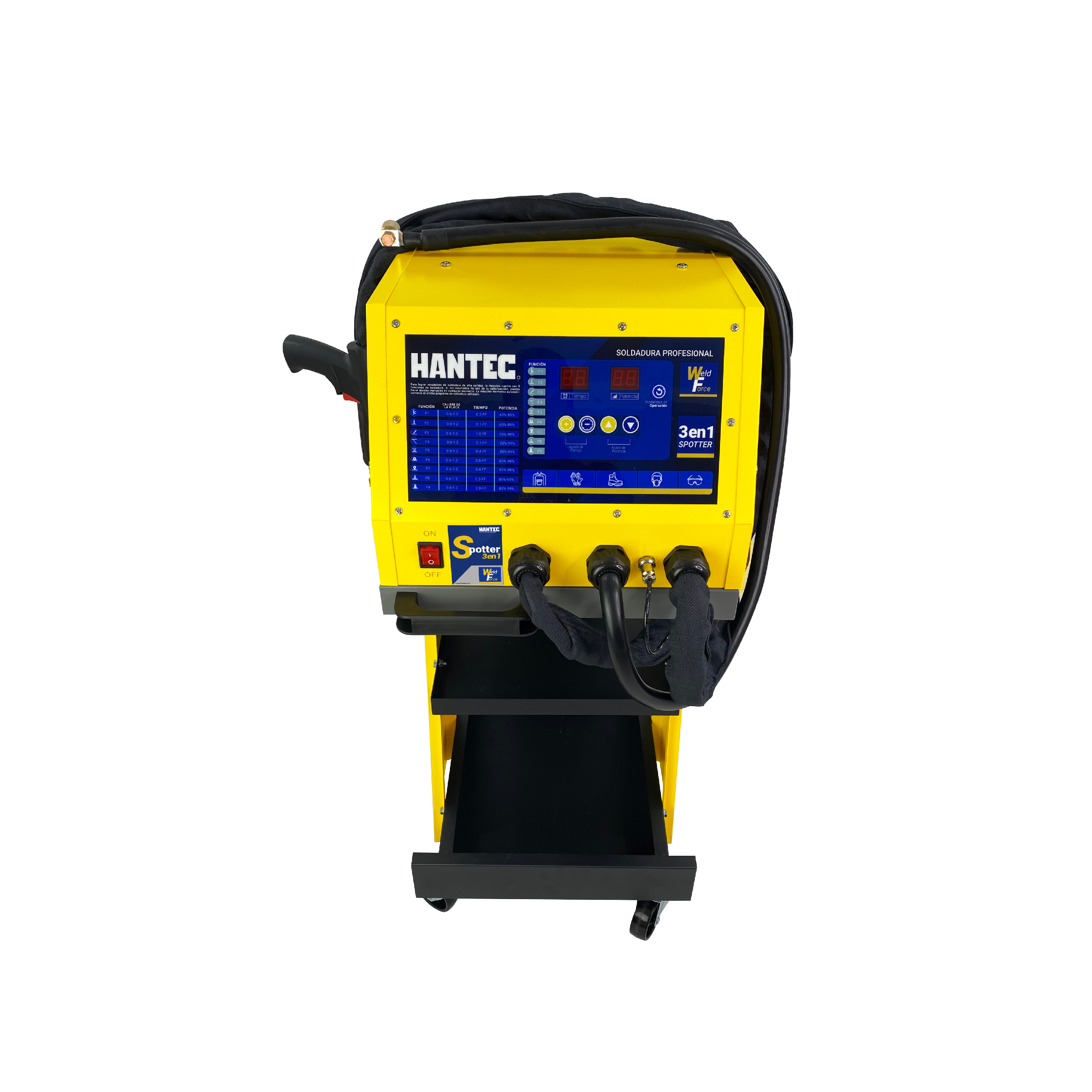 Spotter Hantec Para Hojalateria 3 En 1 Saca Abolladuras motor 110v.