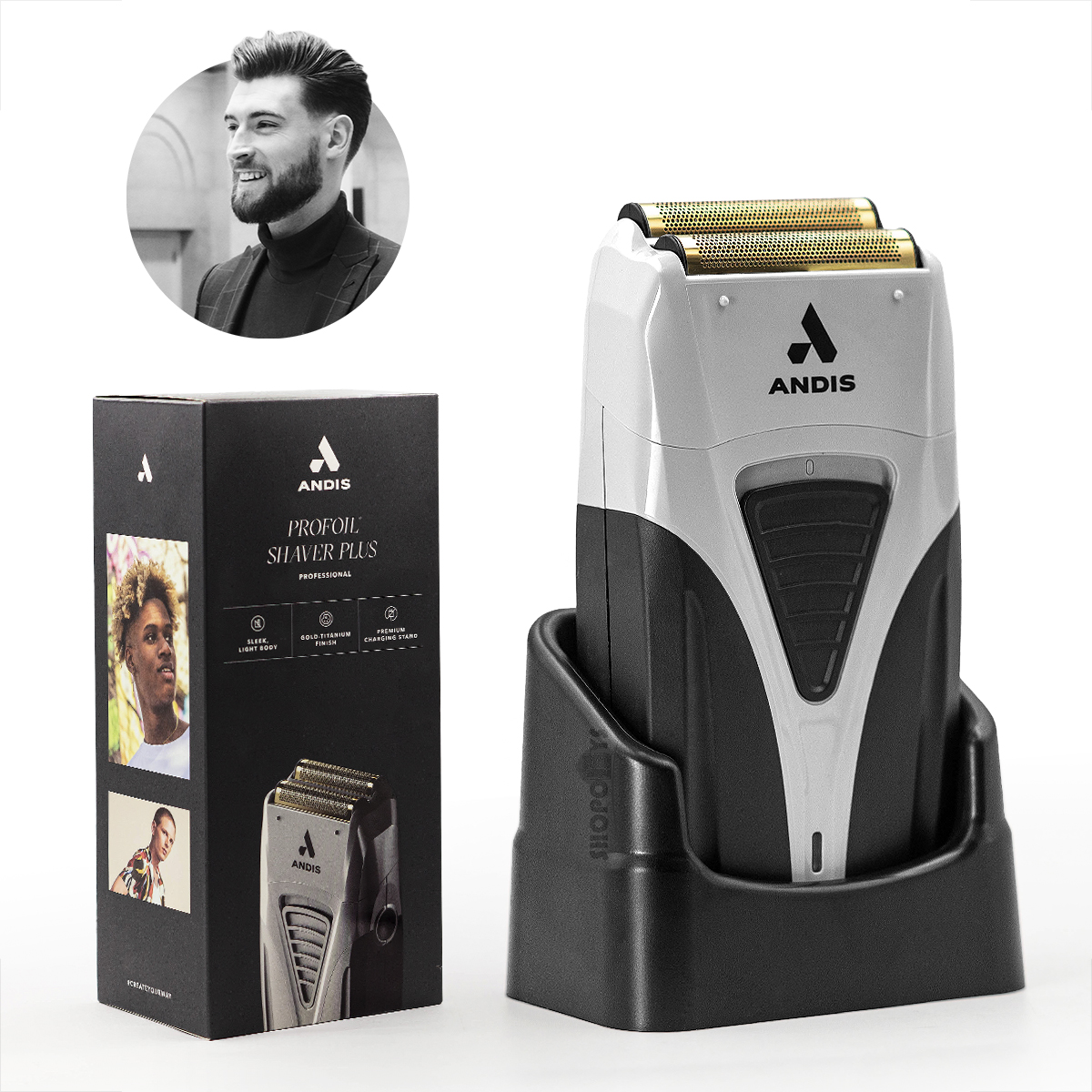 Afeitadora Andis Profoil Shaver Plus Profesional Inalambrica