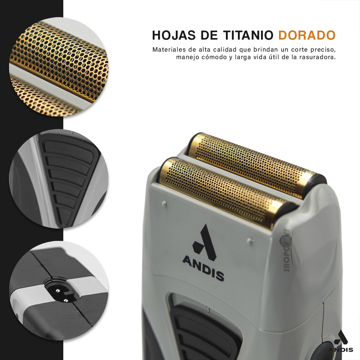 Afeitadora Andis Profoil Shaver Plus Profesional Inalambrica