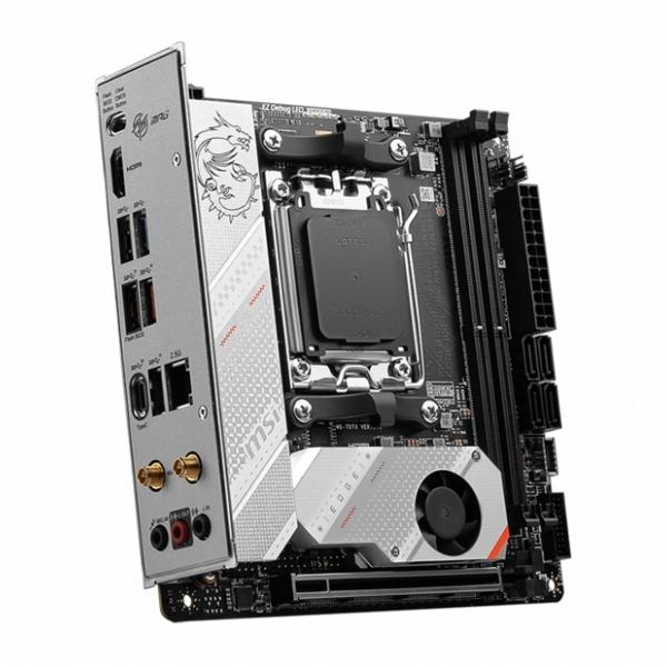 Tarjeta Madre MSI Mini-ITX MPG B650I EDGE WIFI S-AM5 AMD B650 HDMI 96GB DDR5 para AMD