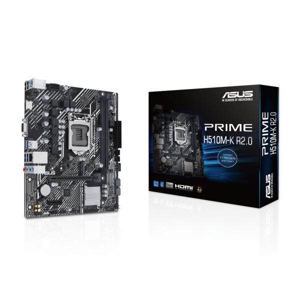 Tarjeta Madre ASUS Micro-ATX PRIME H510M-K R2.0 S-1200 Intel H470 HDMI 64GB DDR4 para Intel