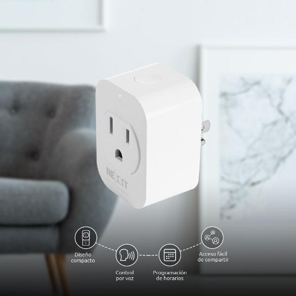 Enchufe Inteligente Wi-Fi Nexxt Blanco