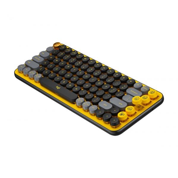 Teclado Mecánico Logitech Pop Keys Inalámbrico Ingles