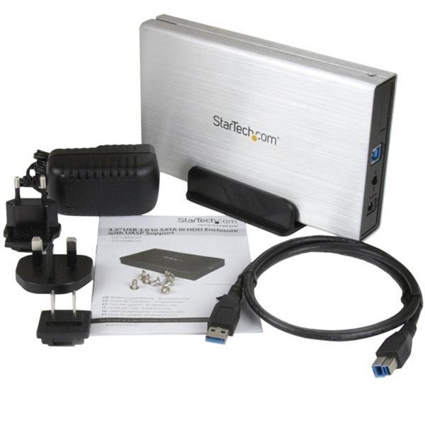Caja Carcasa de Disco Duro Startech 3.5" SATA III USB 3.0