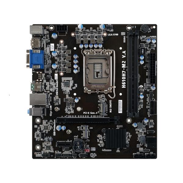 Tarjeta Madre ECS Intel H610H7-M2 S-1700 64GB DDR4