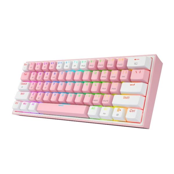 Teclado Mecánico Gamer Redragon Fizz Pro K616 RGB Red Switch Inalámbrico RF Bluetooth Ingles