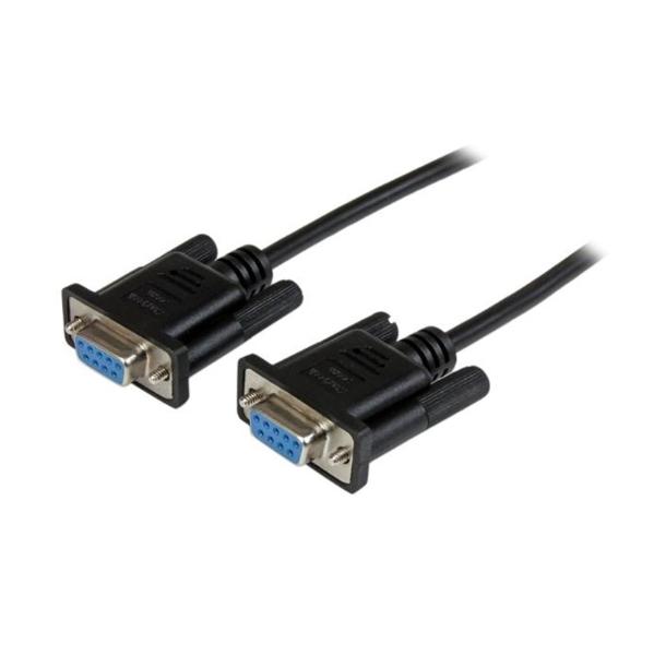 Cable Nulo de Módem Serial RS232 DB9 Hembra - Hembra, 2 Metros StarTech.com Negro