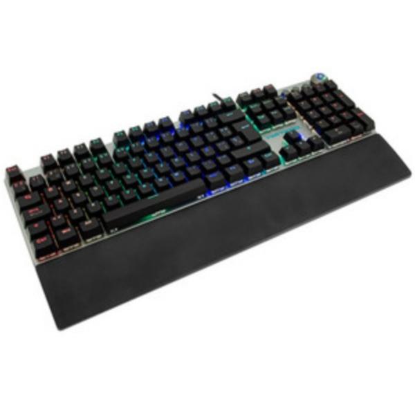 Teclado Mecánico Gamer Vortred Resistance RGB Alámbrico Español
