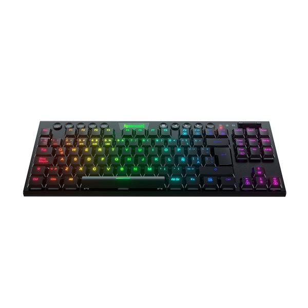 Teclado Mecánico Gamer Redragon Horus K621 RGB TKL Switch Redragon Blue Alámbrico Inalámbrico USB Bluetooth Español