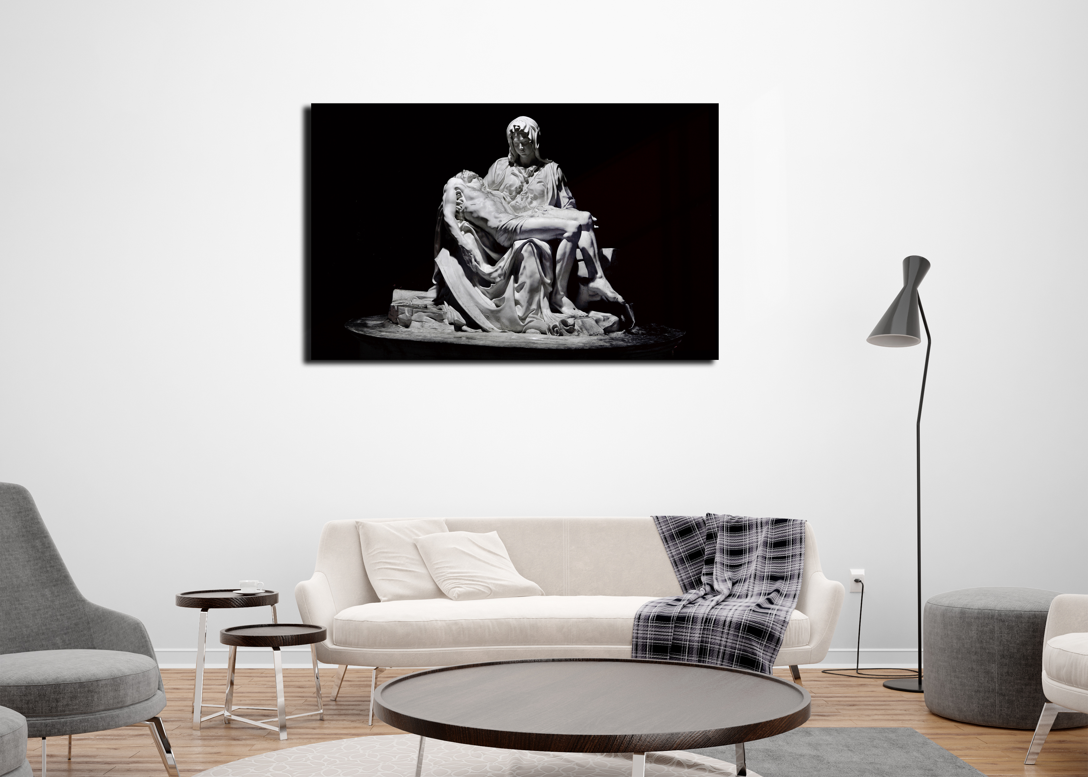 Cuadro Decorativo Acrílico La piedad 70x120  