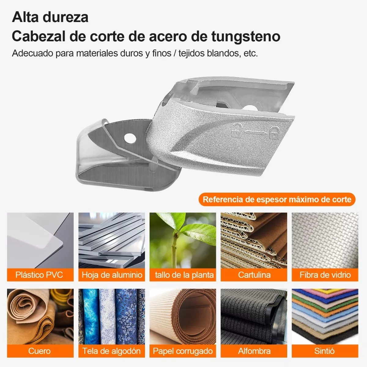Tijeras Eléctricas Inalámbricas Para Cortar Tela naranja