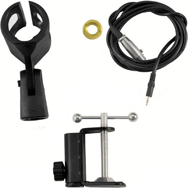 Microfono Condensador  Kit Youtuber Blanco