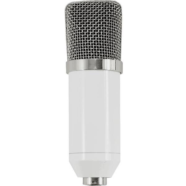 Microfono Condensador  Kit Youtuber Blanco