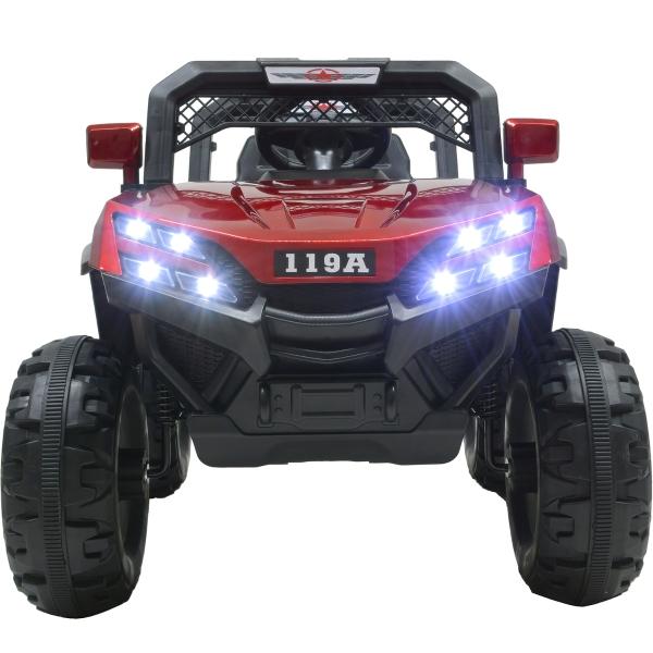 Carro Montable Buggy Electrico Luces Musica Usb.