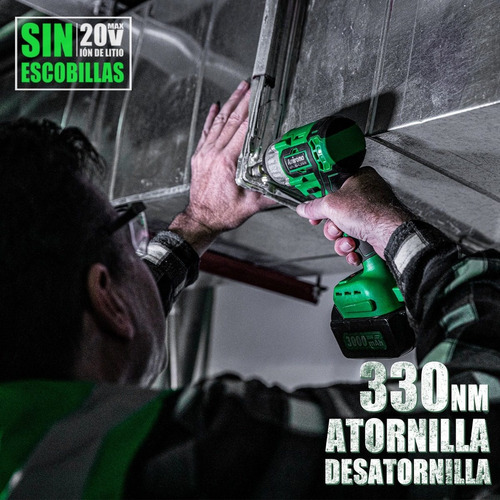 Llave De Impacto Inalámbrico Kit Anirona 3.0ah Con 2batería
