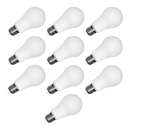 Foco Led 10w Luz Blanca O Calida E27 Ahorrador 10 Focos