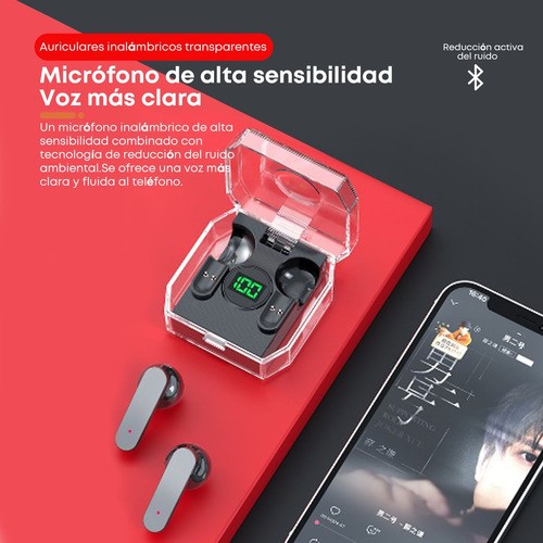 Audífonos K30 Inalámbrico Pc Material Portátil negro