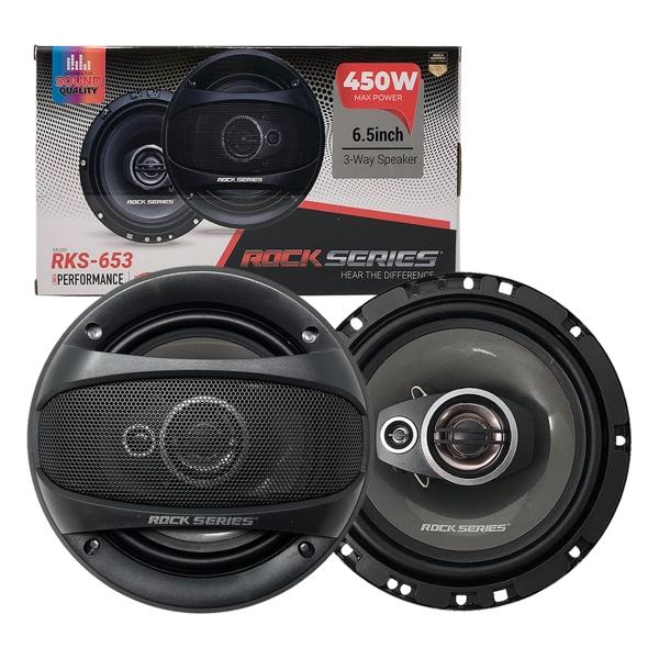 Par De Bocinas Rock Series RKS-653 6.5'' 3 Vias 45 Watts RMS
