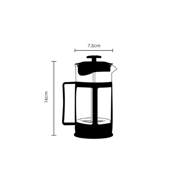 Cafetera Individual Prensa Francesa 350ml De Vidrio (73)