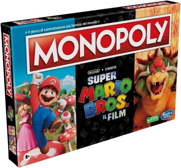 Hasbro Monopoly Super Mario Bros. Film Edition – Gioco Da Tavolo In Tedesco, Colleziona Monete, Attenzione A Bowser! - 4