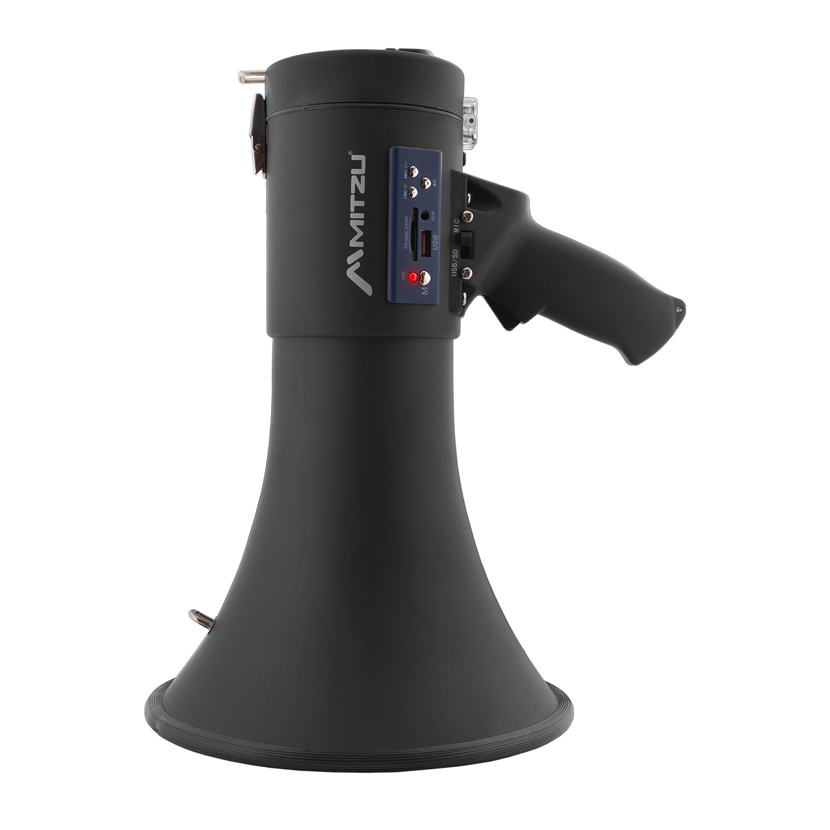 Megáfono Recargable Mitzu Con Puerto Usb Meg-670bk.