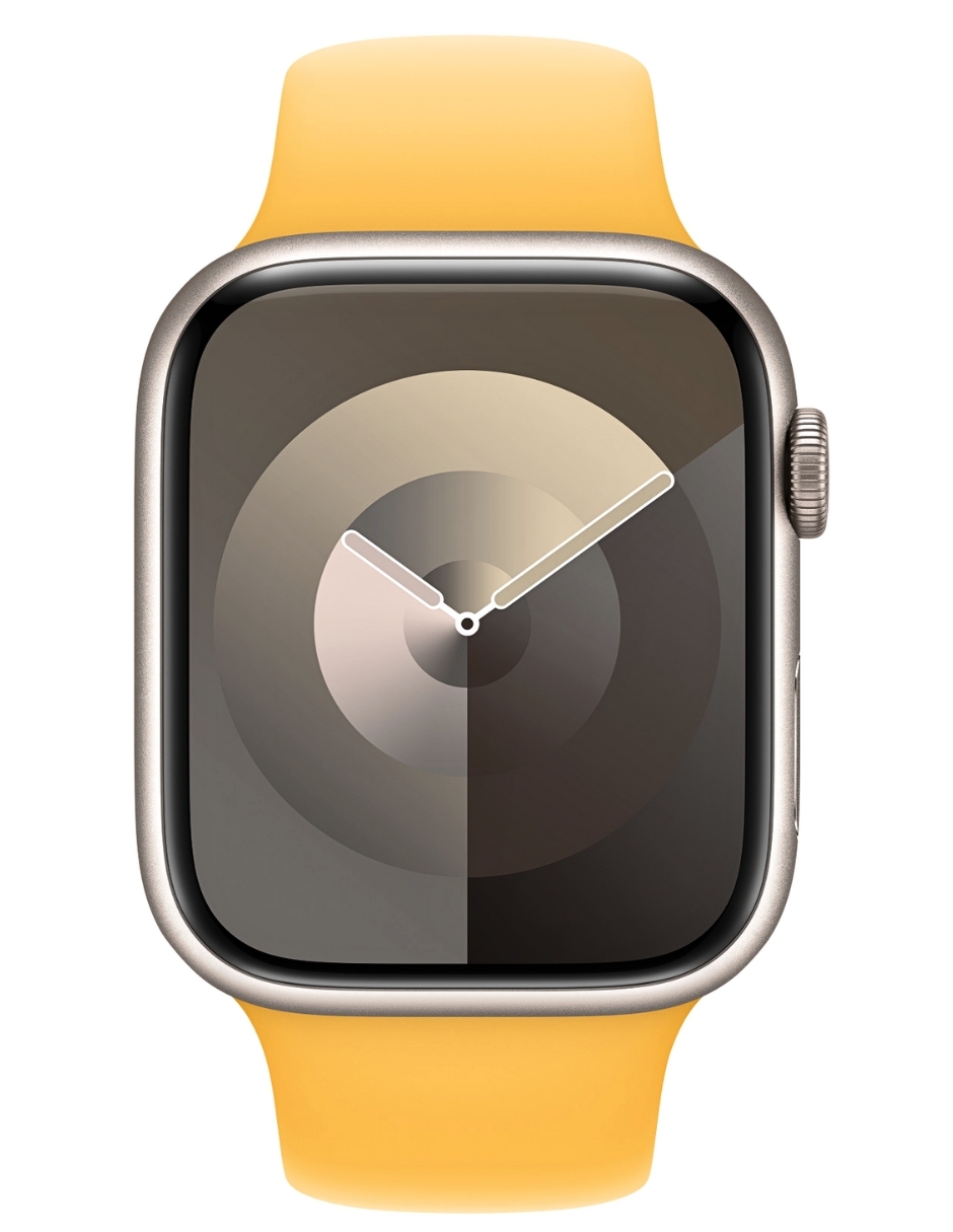 Correa para Apple Watch 42 mm amarilla.
