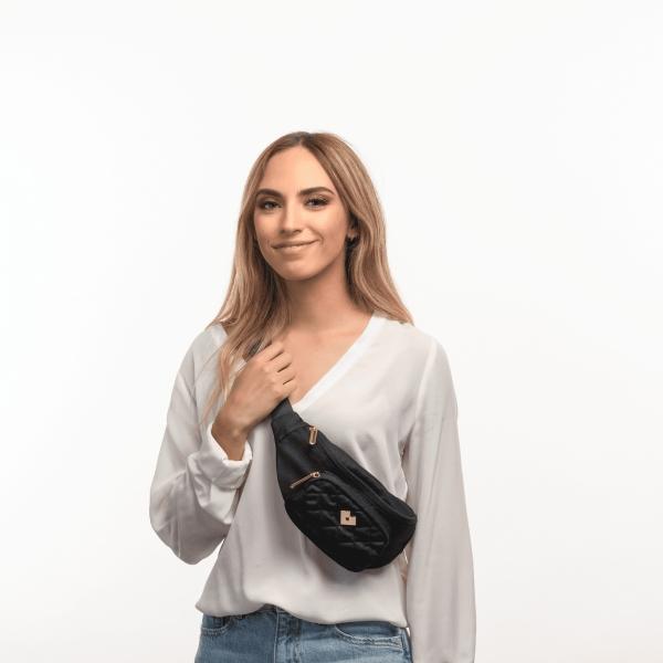 LuckyLy Cangurera para Mujer de Moda y Deportiva Rinonera Versatil tipo Bolsa Bandolera y Crossbody Modelo