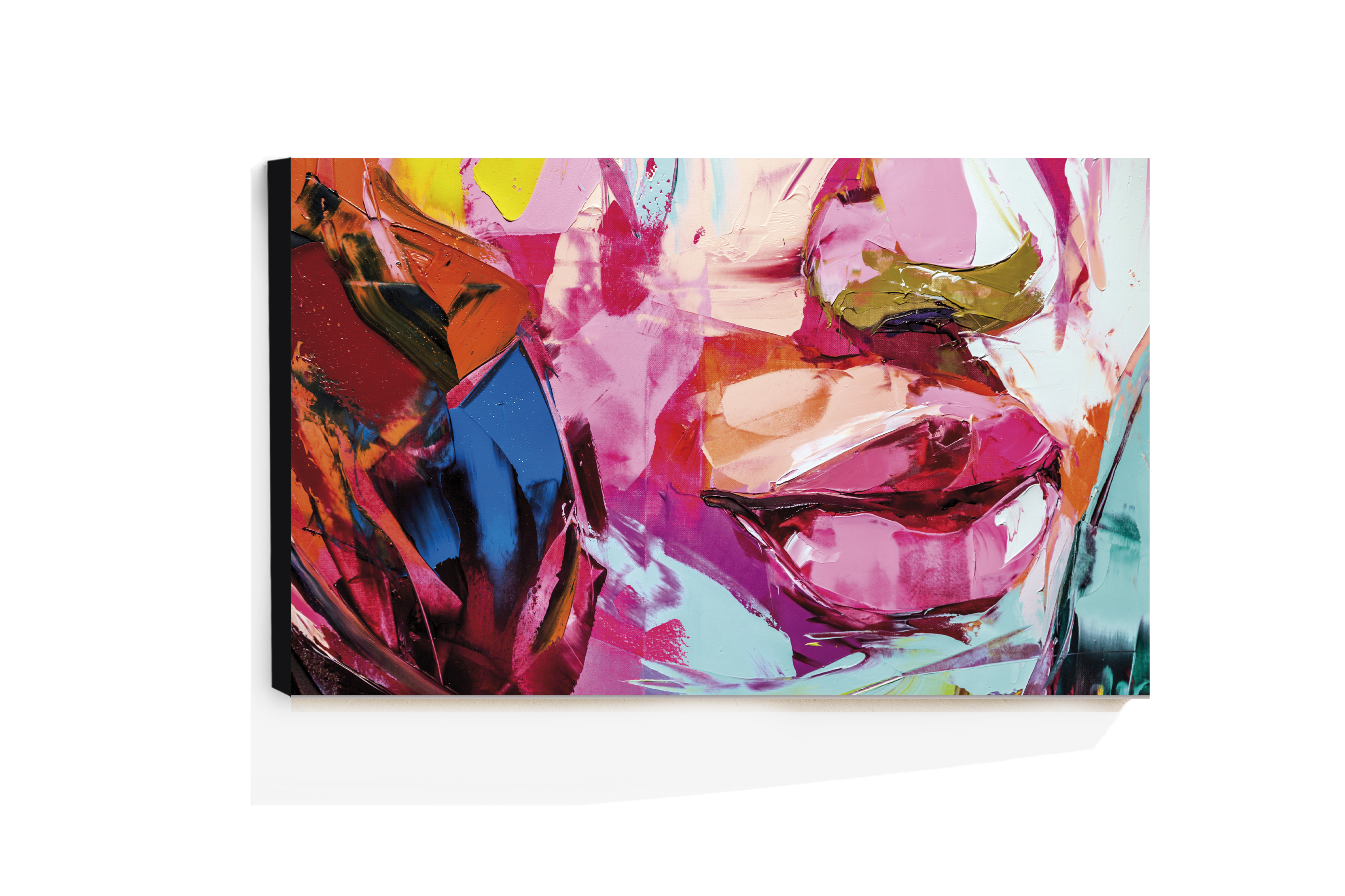 Cuadro Decorativo Acrílico Rostro Oleo 70x120  