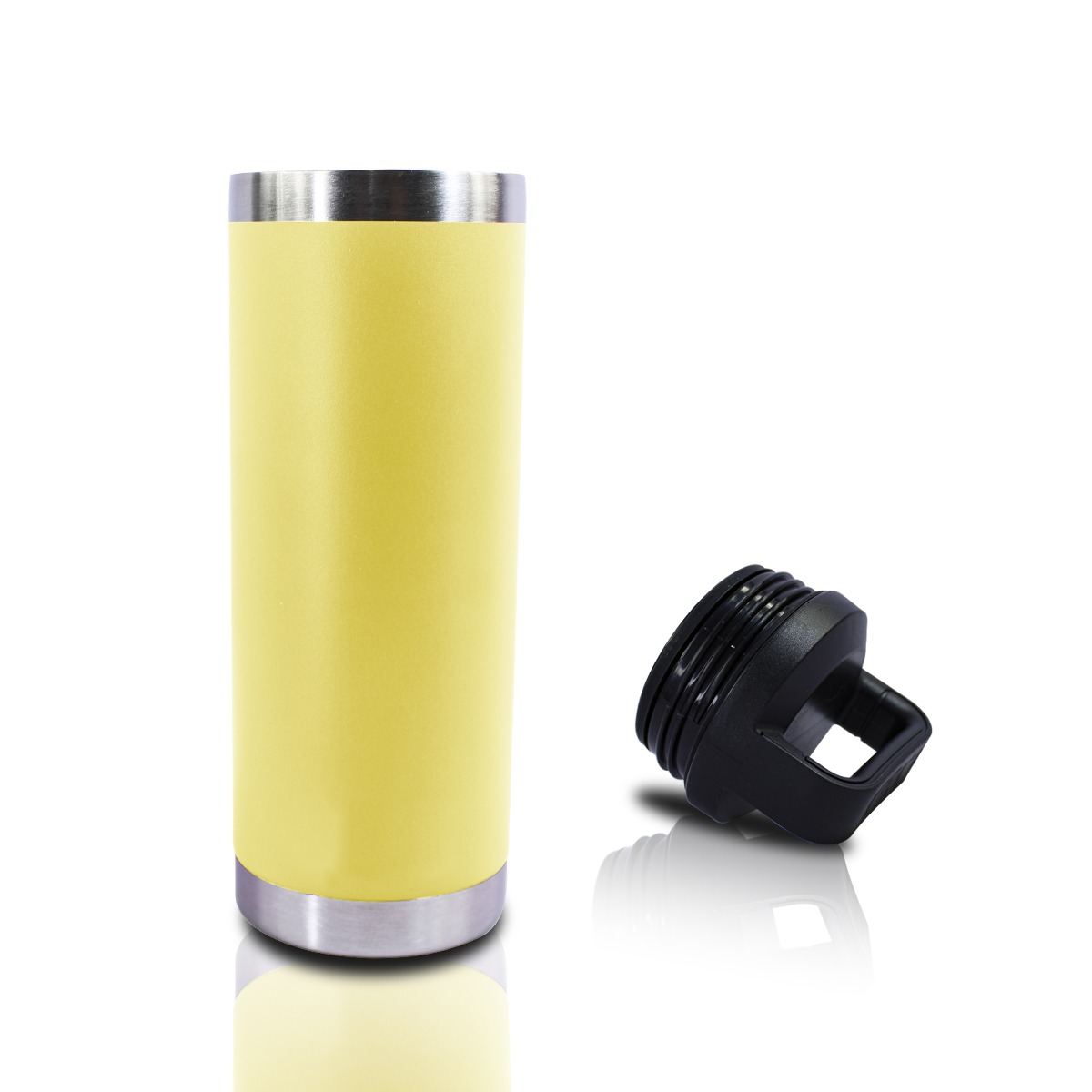 Yeti Botella Termica De Acero Inoxidable 18onz Colo amarillo .
