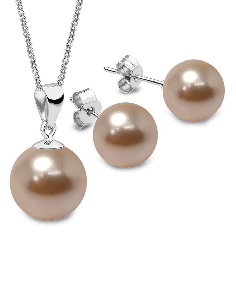 Set de collar, dijes y aretes Zvezda de plata .925 corte Multi.