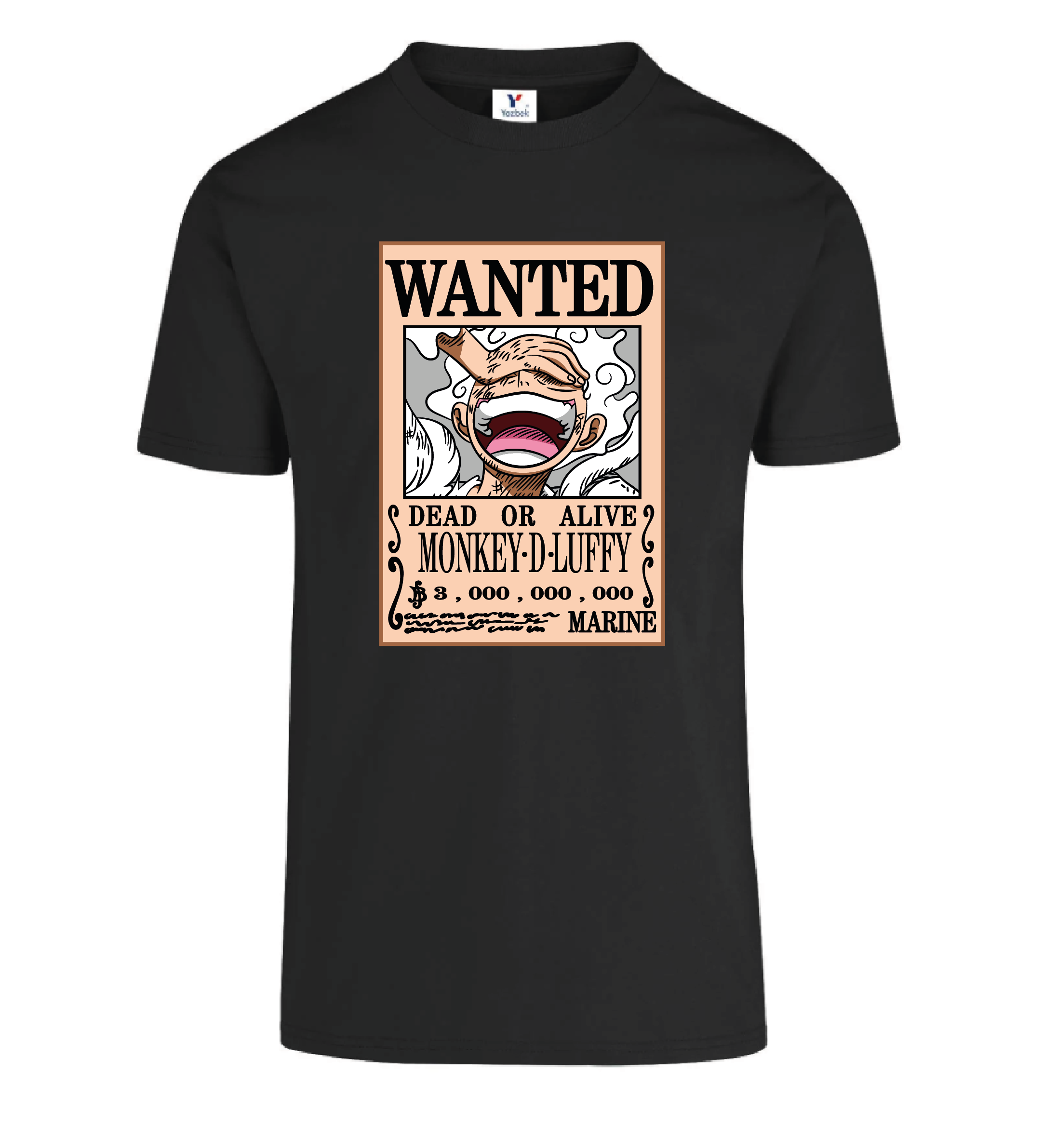 Playera One Piece Luffy Gear 5 Wanted Anime.