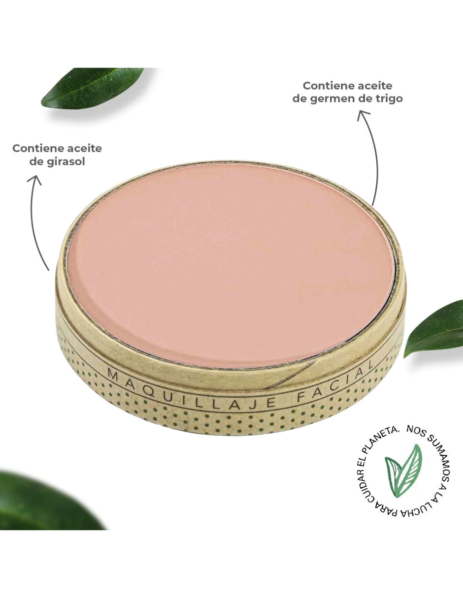 Polvo Compacto Olé! Naturals Translucido.