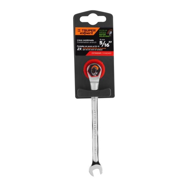 LLAVE COMBINADA CON MATRACA 5/16 15735 