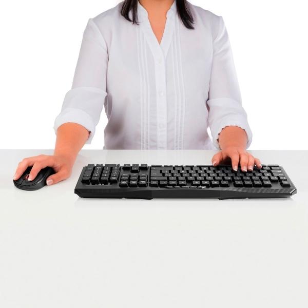 Juego de teclado y mouse inalambricos com-655 steren