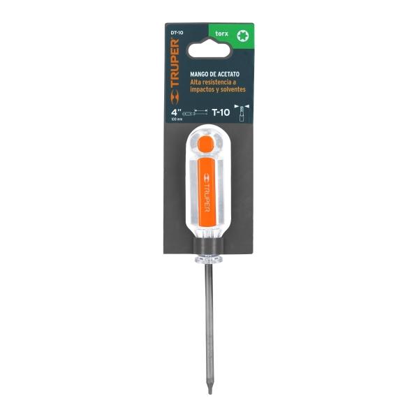 DESARMADOR PUNTA TORX T 10 MANGO DE ACETATO 15101