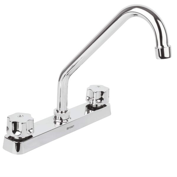MEZCLADORA PLASTICO FREGADERO CUELLO Y MANERALES ESTANDAR 49283 FOSET