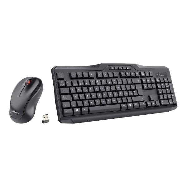 Juego de teclado y mouse inalambricos com-655 steren