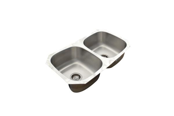 Fregadero Cocina Submontar 2 Tinas 84x48x20 Eb Cs110