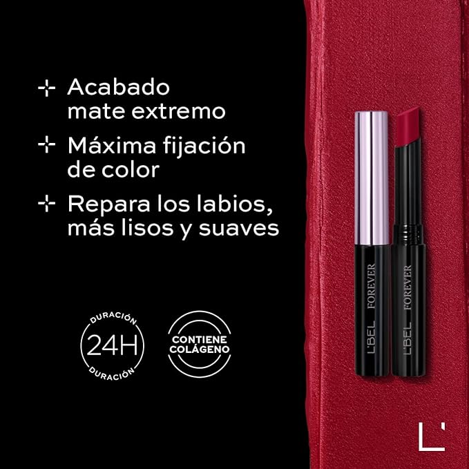 A L'BEL - Labial Forever Barra - Rose Elegance.