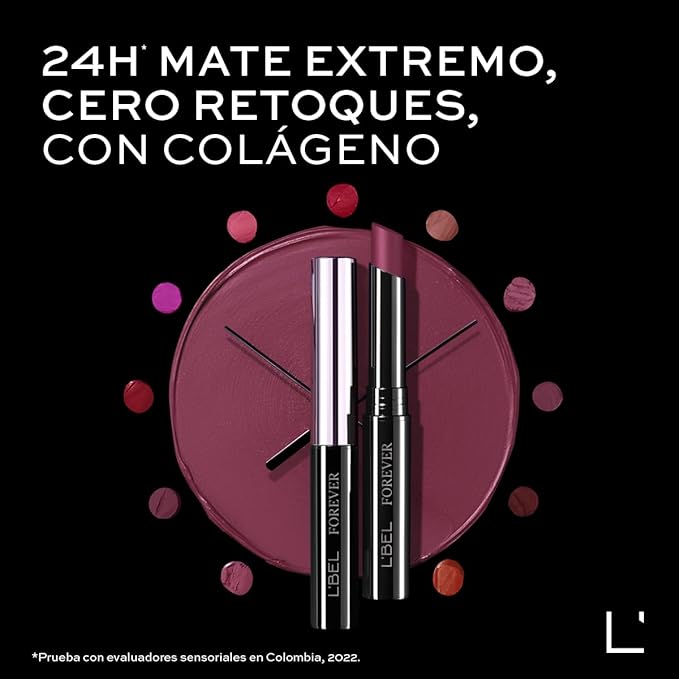 A L'BEL - Labial Forever Barra - Rose Elegance.