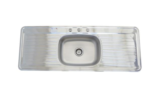 Fregadero Cocina Empotrar 1 Tina 2 Escurrid 144x54x18 C203n