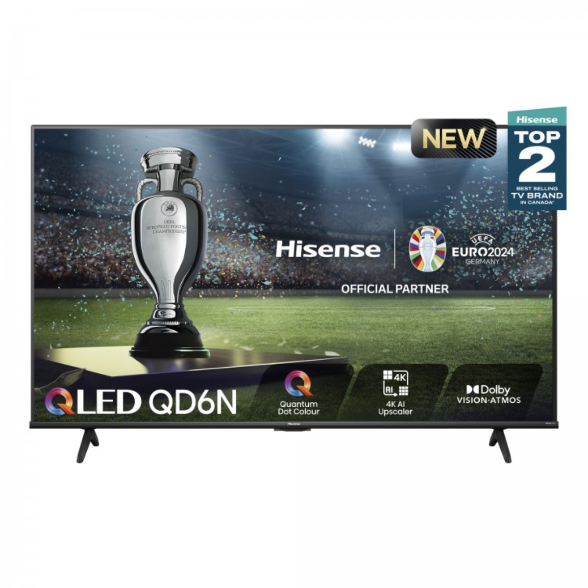 Pantalla Hisense 50QD6N 50" QLED 4K / UHD Google TV ORTY15.