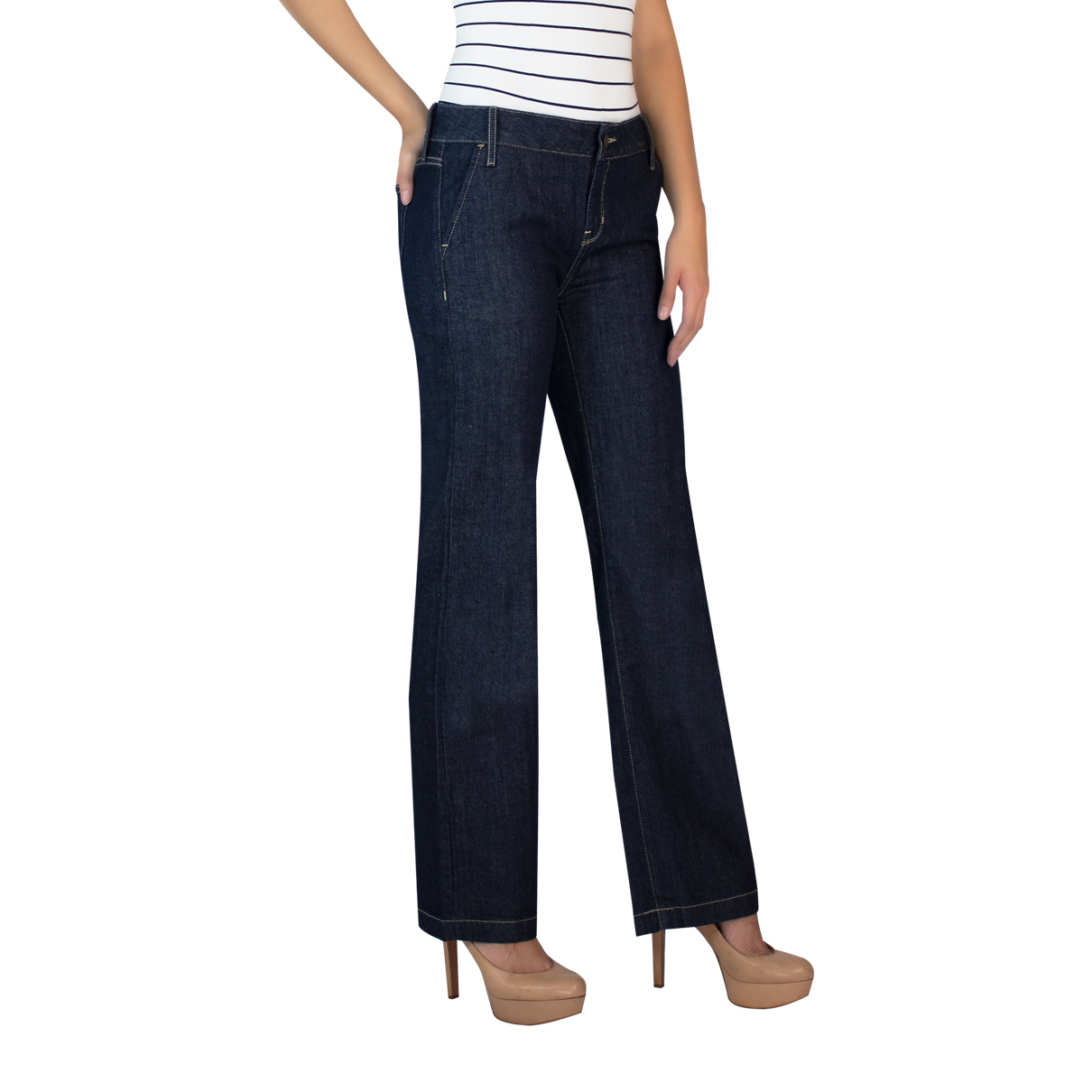 Jeans Mujer Bootcut Breton.